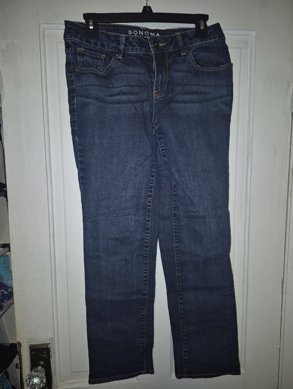 Sonoma Women's Indigo Straight-Leg Jeans